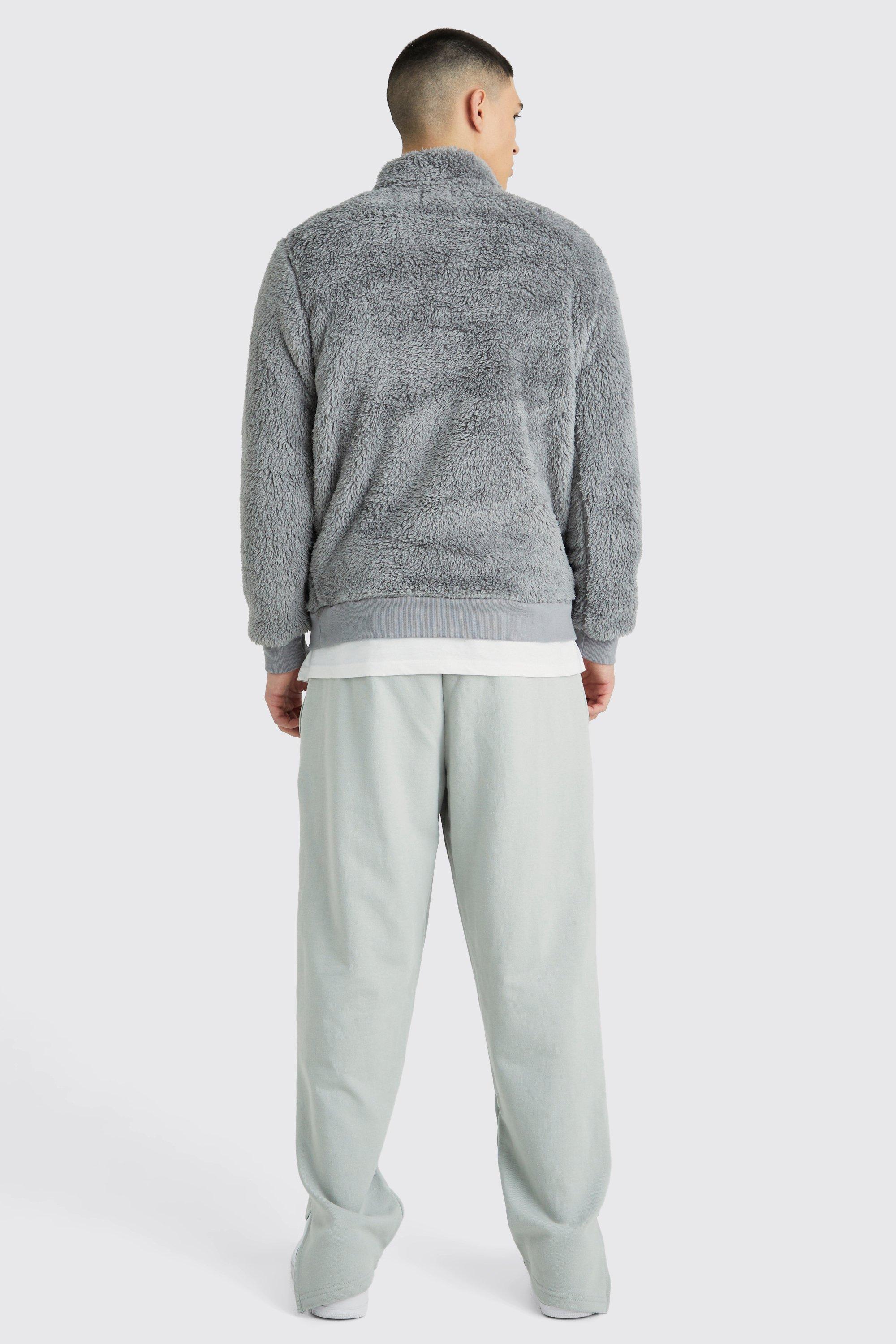 Gray funnel neck on sale sweatshirt